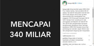 Alhamdulillah, Badai APBD 2018 Kalbar Sudah Berlalu