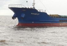 Kapal Bahari 27 Dikabarkan Sempat Kandas di Muara Jungkat