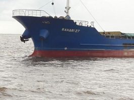 Kapal Bahari 27 Dikabarkan Sempat Kandas di Muara Jungkat