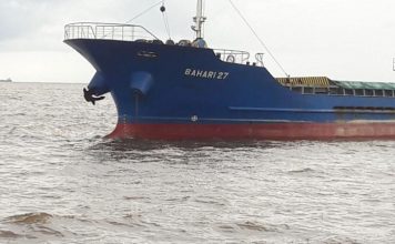 Kapal Bahari 27 Dikabarkan Sempat Kandas di Muara Jungkat