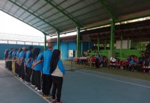 Sekda Resmikan Lapangan Tenis Mempawah