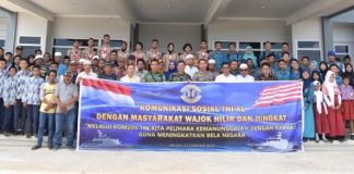 Komsos, Upaya Kemanunggalan Lantamal XII Pontianak dengan Rakyat