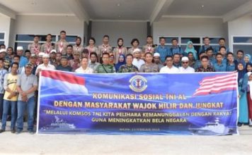 Komsos, Upaya Kemanunggalan Lantamal XII Pontianak dengan Rakyat