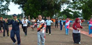 Bupati dan Wabup Galakkan Olahraga di Kalangan ASN