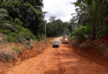 Truk Angkut Sawit Bikin Rusak Jalur Vital Desa