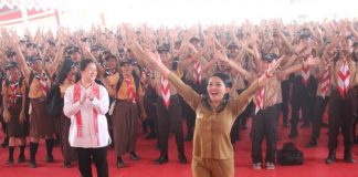 Kemah Revolusi Mental di Landak Terbaik se-Indonesia