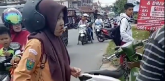 Aksi Heroik Siswi Kejar dan Tabrak Penjambret