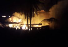 Di Tengah Gerimis, Kebakaran Kembali Landa Sintang