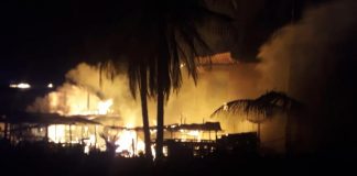 Di Tengah Gerimis, Kebakaran Kembali Landa Sintang