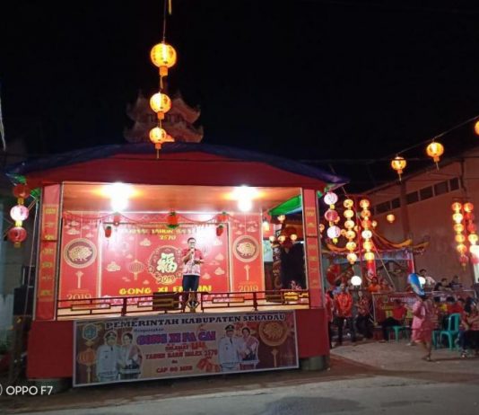 Warga Tionghoa Sungai Ayak Gelar Imlek Bersama