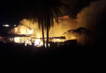 Di Tengah Gerimis, Kebakaran Kembali Landa Sintang