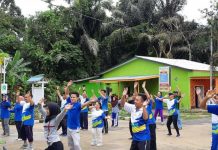 PLN Jalin Kerjasama dan Silaturahmi dengan Senam Bersama