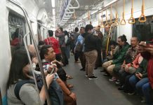 Peron Penumpang 18 Meter di Bawah Tanah