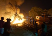 Kapal Bermuatan BBM Bersubsidi Meledak