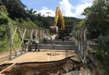Dinas PU Bangun Jembatan Sementara