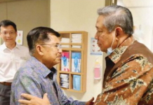 Jenguk Ani Yudhoyono, JK Doakan Kesembuhan