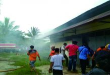 Gudang Dinas Pertanian Terbakar