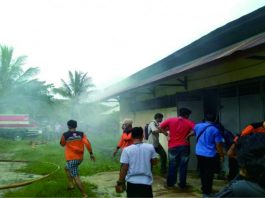 Gudang Dinas Pertanian Terbakar