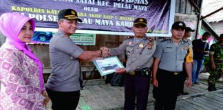 Tingkatkan Pelayanan di Wilayah Kepulauan, Kapolres Serahkan Speedboat Dinas
