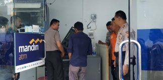 ATM BRI Dirusak, Pelaku Masih Diburu
