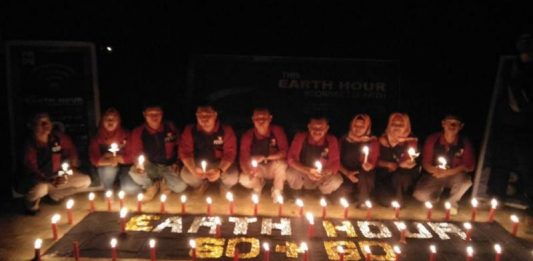 AGP Ikut Aksi Hemat Energi Earth Hour 2019