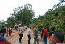 Lima Titik Longsor Sepanjang 1,5 Km, Tagana: Rawan Longsor Susulan