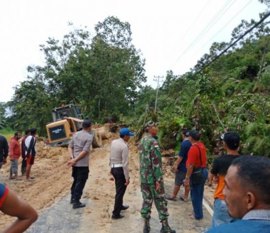 Lima Titik Longsor Sepanjang 1,5 Km, Tagana: Rawan Longsor Susulan