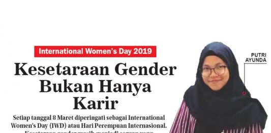 Kesetaraan Gender Bukan Hanya Karir