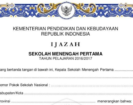 2025 Tak Ada Tenaga Kerja Berijazah SMP