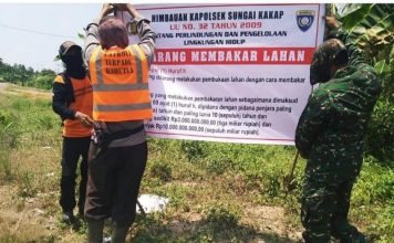Polsek Sungai Kakap Gencar Patroli Karhutla