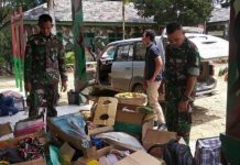 Mobil Bermuatan Barang Malaysia Ditahan Satgas Pamtas