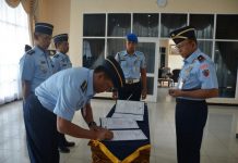 Jabatan Kadisops dan Kadispers Lanud Supadio Diganti