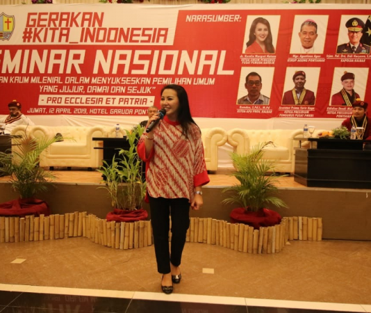 Karolin Ajak Milenial Tidak Golput