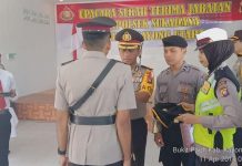 Sertijab, Kapolres Harap Kapolsek Sukadana Bawa Perubahan Lebih Baik