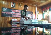 Satgas Pamtas Gagalkan Penyelundupan Ribuan Batang Rokok dan Miras