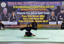 Jarot Sampaikan Pesan Moral untuk Pesilat