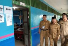 Bupati Sambas Pantau Pelaksanaan UASBN