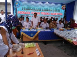 107 Kg Sabu dan Ratusan Ribu Pil Ekstasi Dihanguskan