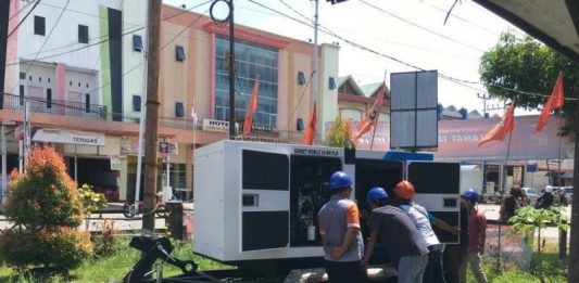 Instal Genset di Kantor KPU, PLN Singkawang Siap Amankan Pasokan Listrik Jelang Pemilu