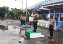 Kapolres Pimpin Doa Anggota Polri yang Gugur saat Pemilu