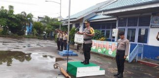 Kapolres Pimpin Doa Anggota Polri yang Gugur saat Pemilu