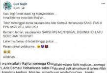 Cek Fakta: Heboh Kabar Saksi Prabowo-Sandi Tewas dengan Leher Terputus