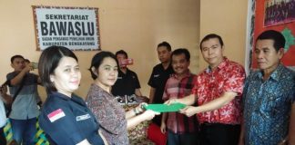 Caleg Bengkayang Laporkan Dugaan Pelanggaran Pemilu