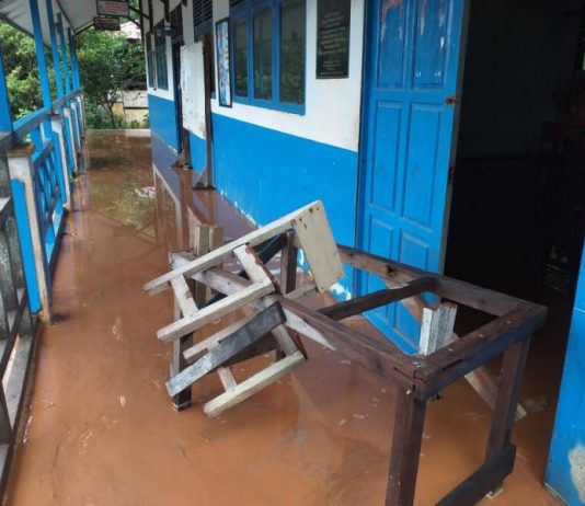 Sebuah Sekolah di Betok Jaya Disapu Longsor, Tak Ada Korban Jiwa, Tapi…