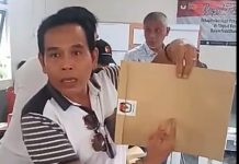 C1 Dibuang di Lorong Kantor Desa Sutera