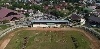 Tari Jepin Formasi 657 Pukau Ribuan Pasang Mata