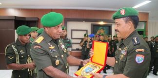 Pangdam Lepas Pasahli Bidang Ideologi Politik
