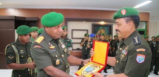 Pangdam Lepas Pasahli Bidang Ideologi Politik
