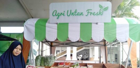 Hadir di Pasar Juadah, Rumah UPPO Jual Sayuran Organik