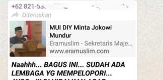 Cek Fakta: Pernyataan “Minta Jokowi Mundur” Bukan dari MUI DIY